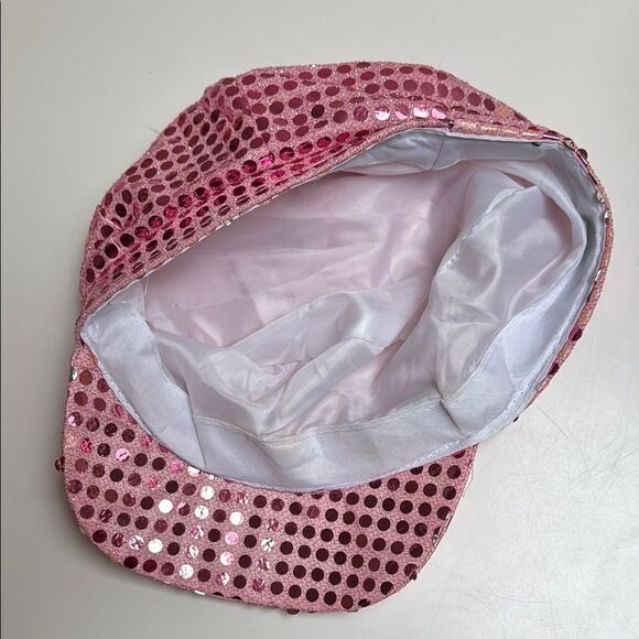 Pink Sequin Cap - Picture 2 of 4